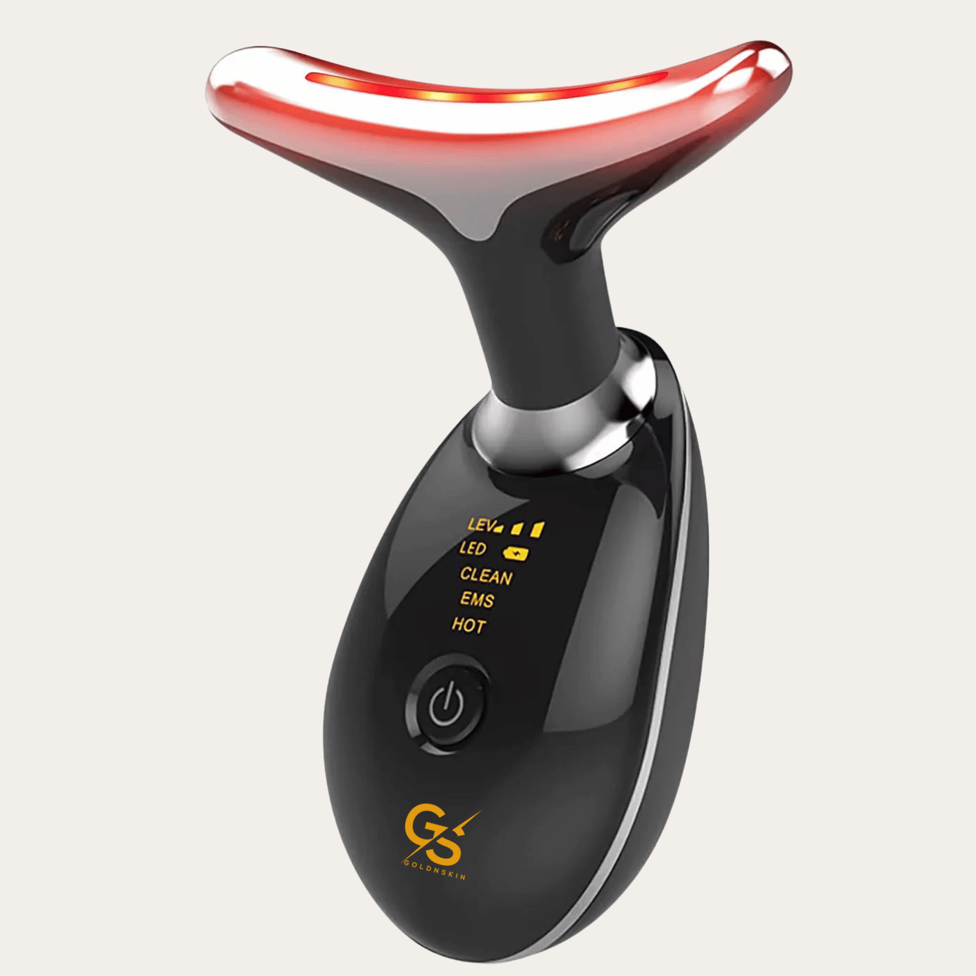 AGELESSGLOW 7-IN-1 FACE & NECK MASSAGER. RED LIGHT THERAPY