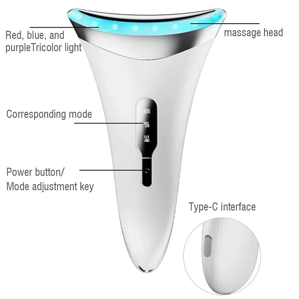 HYDRAGLOW PRO RED, BLUE & GREEN LIGHT THERAPY MASSAGER