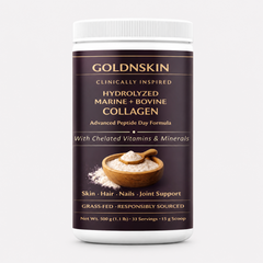 Hydrolyzed Marine + Grass-Fed Bovine Collagen + Chelated Vitamins & Minerals