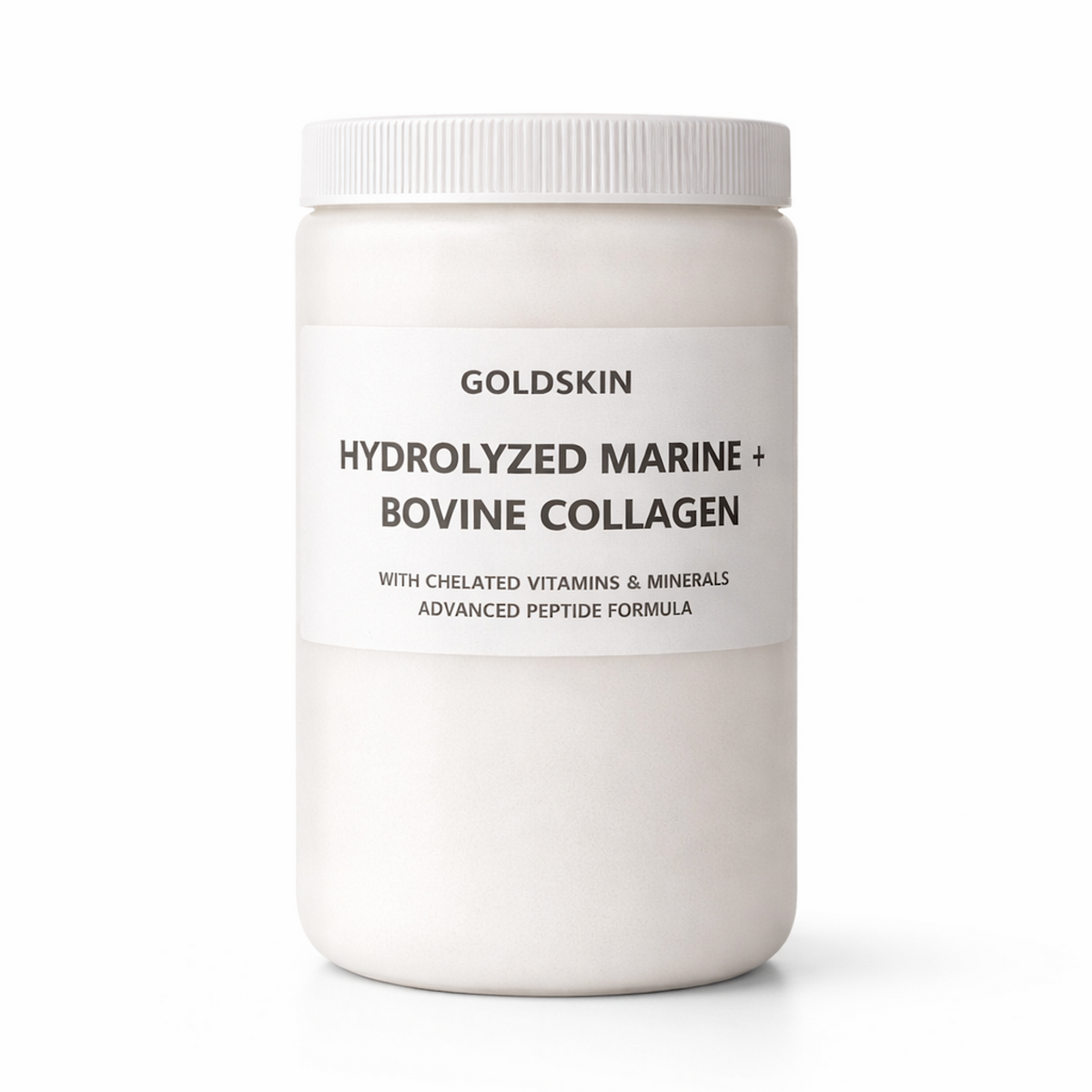 Hydrolyzed Marine + Grass-Fed Bovine Collagen + Chelated Vitamins & Minerals